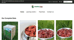 Desktop Screenshot of healthypawfoods.com